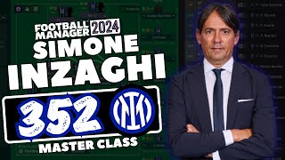 Simone Inzaghi Inter 3-5-2 Quadruple Winning Tactic - Master Class - FM24