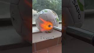 Soccer ball⚽️ vs Fire🔥 #soccer #soccerball #fire #vs #seconds