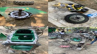 john deere tractor crown repairing | John Deere tractor Crown pinion setting |  part.2