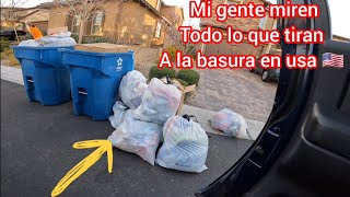 LO QUE TIRAN EN USA LOS MILLONARIOS MUCHAS COSAS BUENAS RESCATAMOS