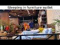 Sleeping in Branded Furniture Outlet Prank | Haris Awan