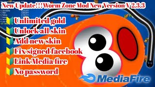 New Update !!! Worms zone io /zona cacing io Mod Versi terbaru ||Unlimited koin