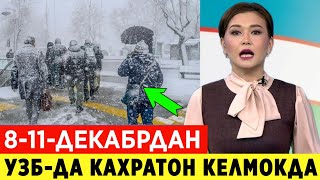 ШОШИЛИНЧ! ДИККАТ ОБ-ХАВО ДАХШАТ УЗГАРАДИ КАХРАТОН СОВУК КОР БОСАДИ  ОГОХ БУЛ..