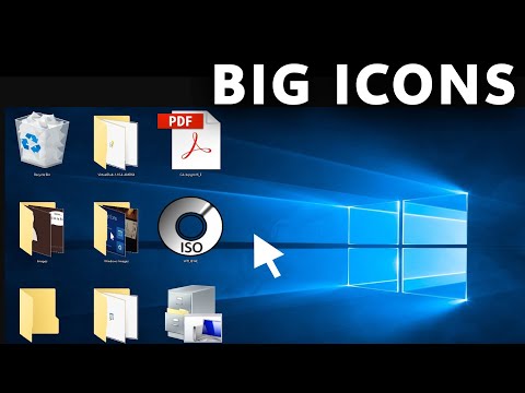 Windows 10 - How to Make Icons Bigger or Smaller Windows 10 - How to Make Icons Bigger or Smaller
