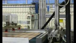 JOMET - Automatic stacking and packing of floor panels