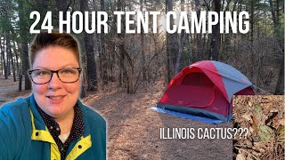 Going Camping For 24 Hours To Find Wild Cactus In Illinois