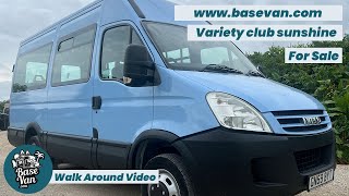 IVECO DAILY EX VARIETY CLUB SUNSHINE COACH / BUS, WALK AROUND A 2.3 MWB!