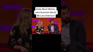 Emily Blunt wishes John Krasinski would be less American grahamnorton