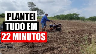 Com Tratorito e Plantadeira Profissional: Plantio de Milho em Menos de 30 Minutos!