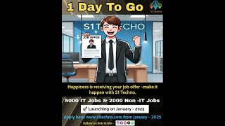 January 1st, 2025 we bring 5000 IT Jobs \u0026 2000 Non-IT Jobs for You 🚀. Apply www.s1techno.com