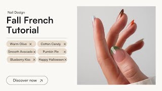 Fall French Tutorial - Dipping Powder Nail design | DOONAILS (EN)