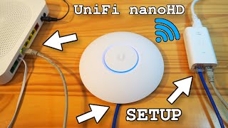 UniFi nanoHD Access Point • Unboxing, installation, configuration and test