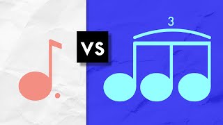 Dotted Notes vs Triplets | What's the difference?