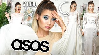 TRYING ON WEDDING DRESSES FROM ASOS! I SPENT £1000...