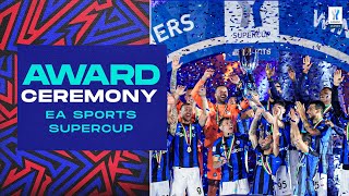 Inter celebrate their 7th Supercup! | Award Ceremony | EA Sports Supercup 2023