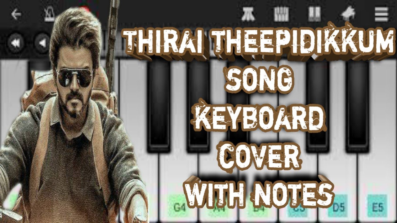 Thirai Theepidikkum Song | Vijay | Anirudh | Beast Mode | Piano Notes ...