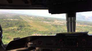 Dash 8-202 Visual Approach and Landing into Iquitos International Airport