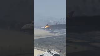 Airplane crash lands in water #shorts