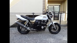 XJR400(4HM-052) 社外カーボンマフラー　エンジン始動