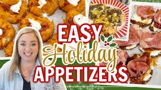 YOU HAVE TO MAKE THESE EASY HOLIDAY APPETIZERS! THEY WERE AMAZING! | BEST PARTY FOOD RECIPES!