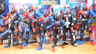 仮面ライダービルドがRKFシリーズに登場!! 他のラビタンのアクションフィギュアと比べてみた!! #仮面ライダージオウ #RKF #ショウカイジャー