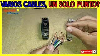 ASI PUEDES CONECTAR VARIOS CABLES ELECTRICOS A UN SOLO PUNTO SIN COMETER ERRORES PELIGROSOS