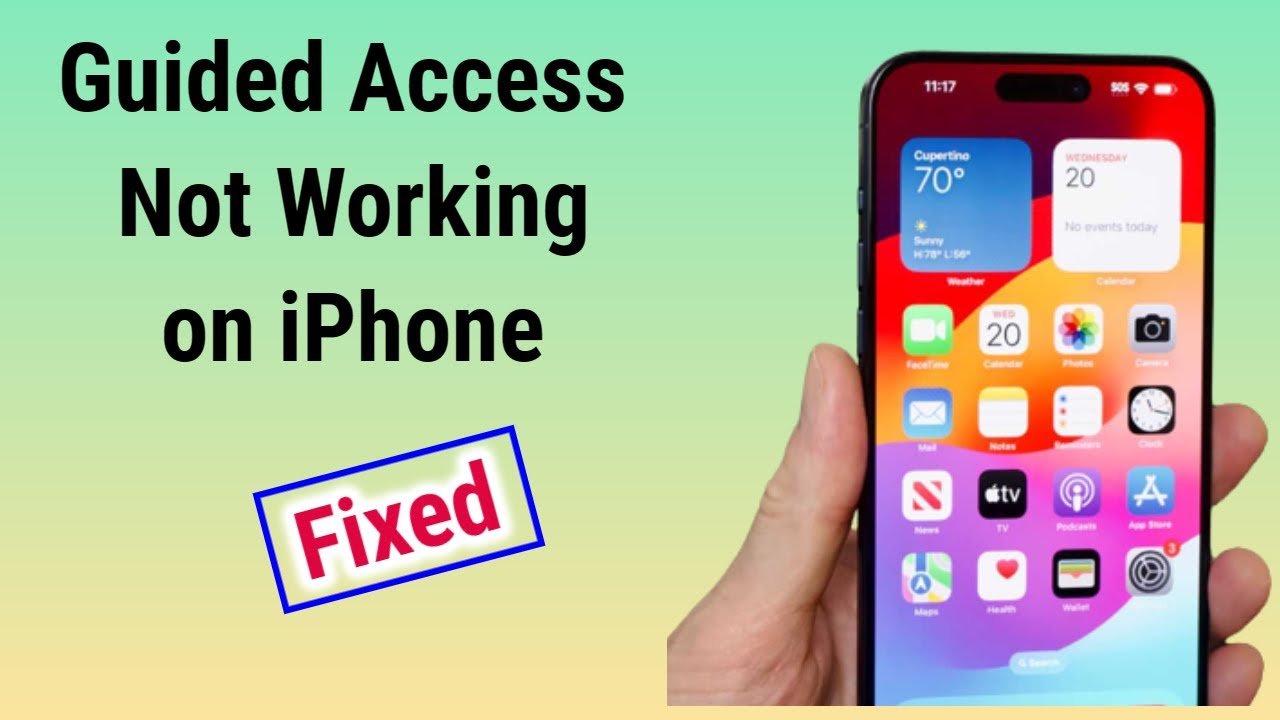 Guided Access Not Working On IPhone: How To Fix - YouTube