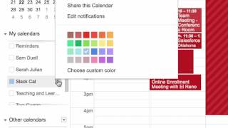 Getting Google Calendar Embed Codes