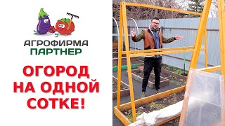 ОГОРОД НА ОДНОЙ СОТКЕ!