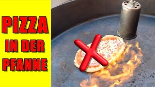 Eine Pizza in der Pfanne backen | Gartenrundgang mit Hühnern