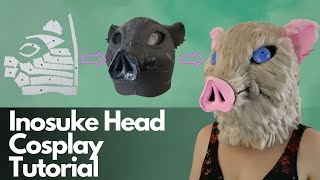 Inosuke Head Cosplay Tutorial || Kimetsu No Yaiba (Demon Slayer) 🐗⚔