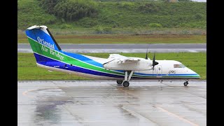 Q300 ORC air (Oriental Air Bridge) Landing at Nagasaki