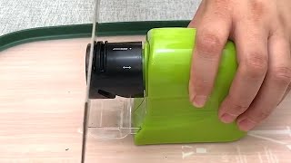 Electric Knife Sharpener, Multifunctional Kitchen Knives Sharpening System