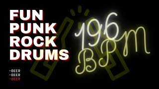 FUN PUNK DRUM TRACK #1| 196 BPM