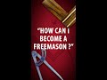 How can I become a Freemason (@askAfreemason)