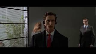 Patrick Bateman Full Office Walk Scene | American Psycho [1080p]