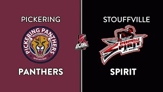 OJHL Highlights | Pickering Panthers VS Stouffville Spirit | February 17, 2025