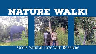 Nature walk and demonstrated conservation of biodiversity at Grace farm @ God's Natural Love