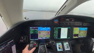 RJSF just minimum ILS RW01 approach Honda jet JA123P