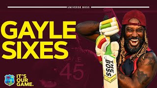 POWER HITTING! | Huge Sixes From The Universe Boss | Chris Gayle Batting | West Indies Cricket
