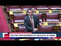 Σκληρή κόντρα για τα Τέμπη στη Βουλή Ανδρουλάκης Θα σας ταράξουμε στη νομιμότητα Η απάντηση Πλεύρη