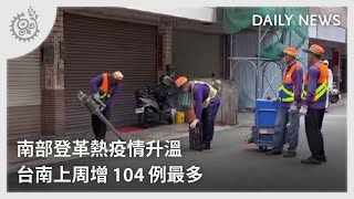 南部登革熱疫情升溫 台南上周增104例最多｜每日熱點新聞｜原住民族電視台