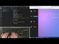 ASMR Programming - Create Sidebar Menu with HTML and CSS - No Talking