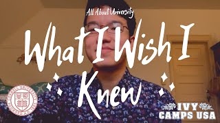 What I Wish I Knew - Jack from Cornell University