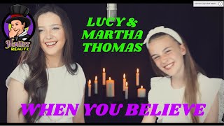 Lucy & Martha Thomas 'When You Believe' {Reaction} #lucythomas #reaction #hatterreactz