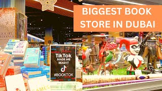 Biggest Bookstore in Dubai | Kinokuniya Bookstore Walking Tour 4K | Dubai Mall Bookstore