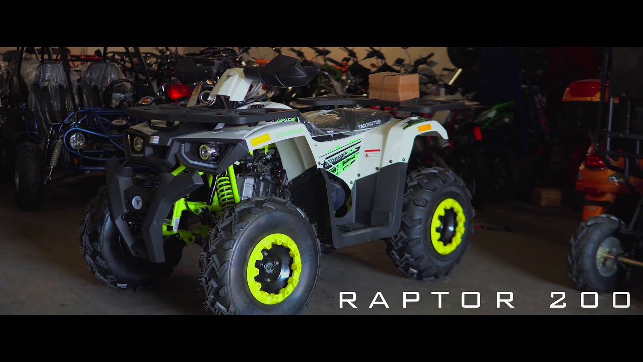 New 2019 Tao Motor Raptor 200cc ATV | Overview | @pioneerpowersports ...