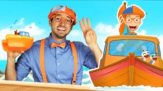 Blippi Boat Song - Learn To Count for Children - Blippi Songs | Educational Videos