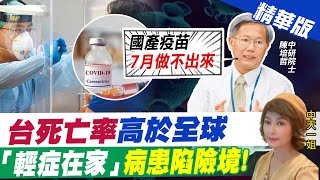 【盧秀芳辣晚報】台死亡率「高於全球」「輕症在家」病患陷險境!@中天新聞CtiNews  精華版