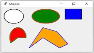 Interactive Shape Drawing App with Tkinter
